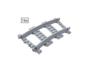 R32 Curved Track Set, 16 Sections, Full Circle