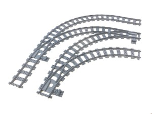 Compact Corner - 2 Right & 1 Left Curved Switches 90 deg. R40