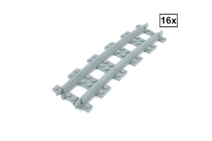 Narrow Curved Track R96 Set 16x (Half Circle)