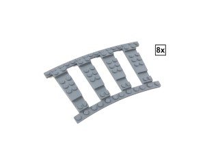 Ballast Plate R40 Set - 8 pieces for 8 R40 tracks
