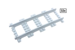 R184 Curved Track Set, 32 Sections, Half Circle