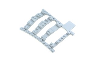 Ballast Plate for Left Switch R40 Base with the ground throw on the outer side