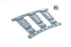 Ballast Plate R32 Set - 8 pieces for 8 R32 tracks