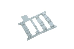 Ballast Plate for Right Switch R104 Base with the ground throw on the outer side