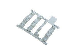 Ballast Plate for Left Switch R104 Base with the ground throw on the outer side