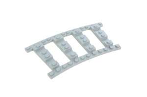 Ballast Plate for Narrow Curved Track R36, 4x, Quarter Circle