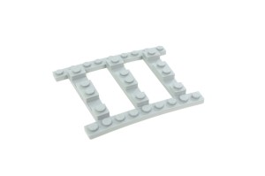 Ballast Plate for Narrow Curved Track R48, 8x, Quarter Circle
