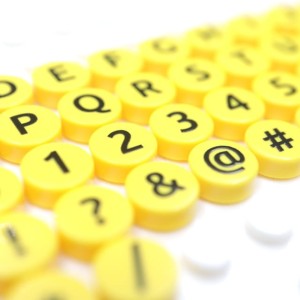 Letter - Tile 1x1 Round