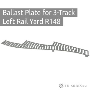 Ballast Plate for 3-Track Left Rail Yard R148