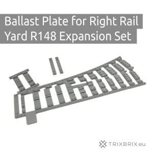 Ballast Plate for Right Rail Yard R148 Expansion Set