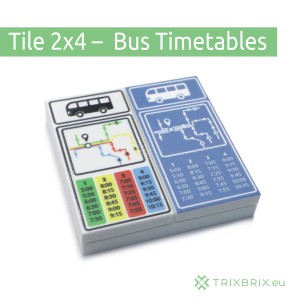 Bus Stop Timetable - Tile 2x4
