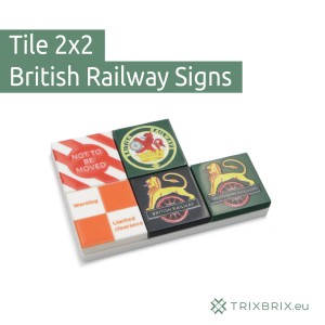 British Railway Signs - Tile 2x2