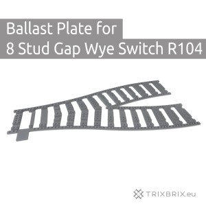 Ballast Plate for 8 Stud Gap Wye Switch R104