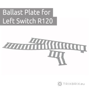 Ballast Plate for Left Switch R120