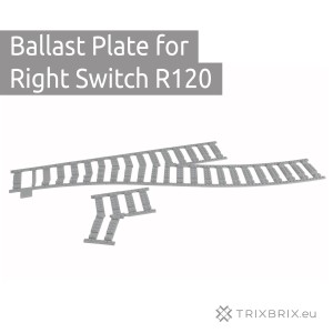 Ballast Plate for Right Switch R120