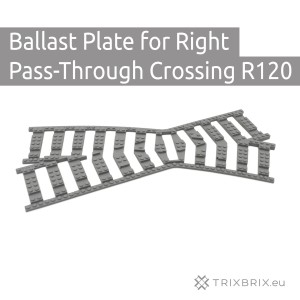 Ballast Plate for Right Pass-Through Crossing R120