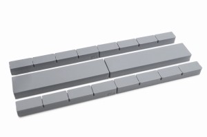 Pavement for Narrow Straight Track Set - 10 pieces for 10 straight tracks