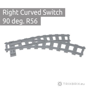 Right Switch Curved 90 deg. R56