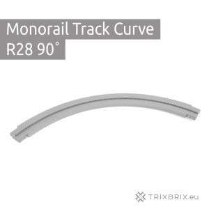 Monorail Track Curve R28 90°