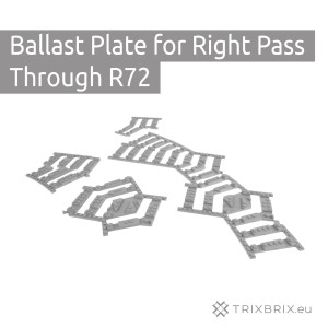 Ballast Plate for Right Pass-Through Crossing R72