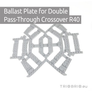 Ballast Plate for Double Pass-Through Crossover R40