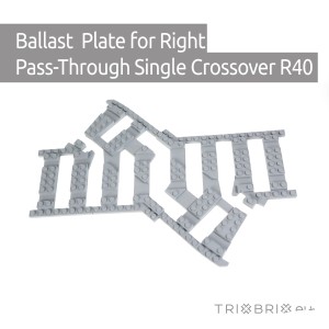 Ballast Plate for Right Pass-Through Single Crossover R40