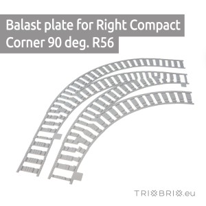 Ballast Plate for Right Compact Corner 90 deg. R56