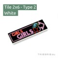 Adult Signs - Tile 2x6