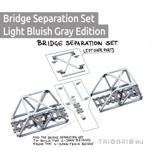 Bridge Separation Set Light Bluish Gray Edition