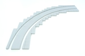 Pavement for Quarter Circle R40 Light Bluish Grey