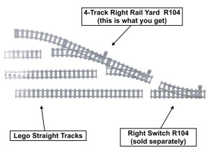 4-Track Right Rail Yard R104