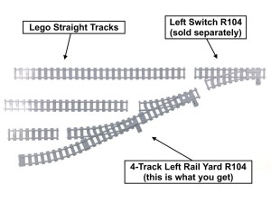 4-Track Left Rail Yard R104